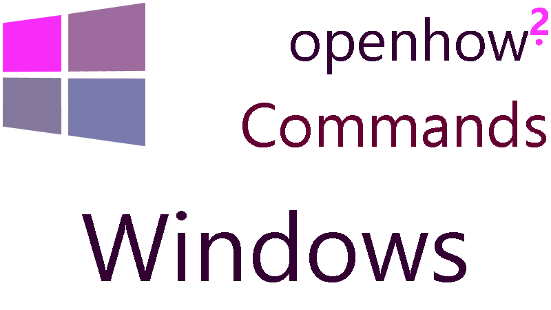 Titelbild: Commands Windows
