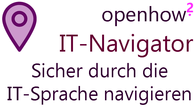 Titelbild: IT-Navigator - Sicher durch die IT-Sprache navigieren
