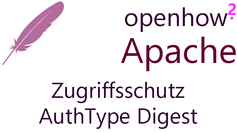 Titelbild: Apache - Zugriffsschutz AuthType Digest