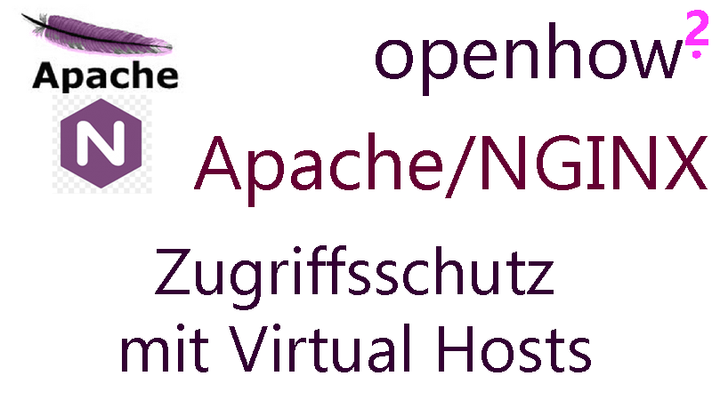 Titelbild: Apache und NGINX-Zugriffsschutz mit Virtual Hosts