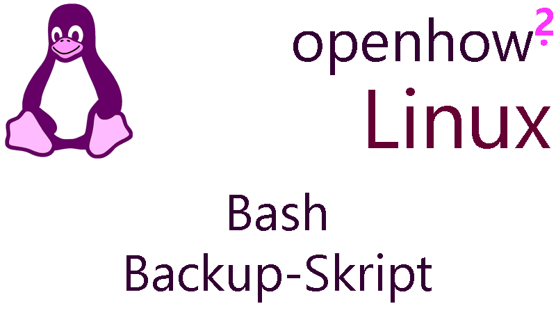 Titelbild: Linux - Bash-Backup-Skript