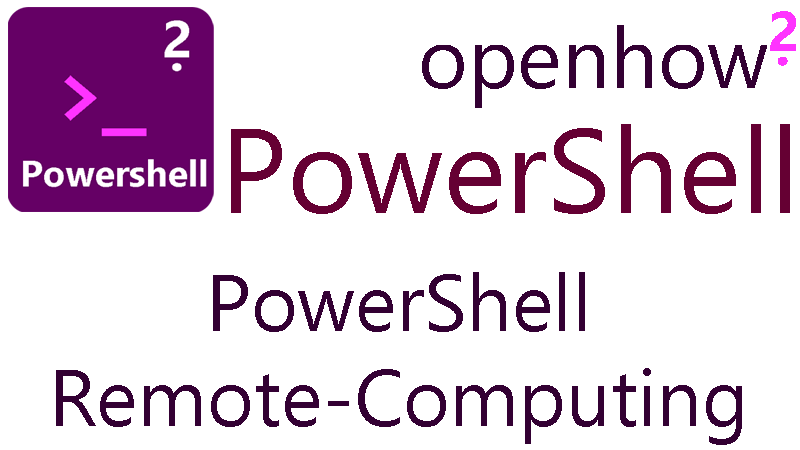 Titelbild: Powershell - Remote-Computing
